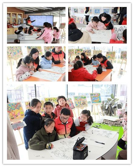 志愿新時代 青年當先鋒丨睢寧縣青年志愿在行動 美術輔導服務